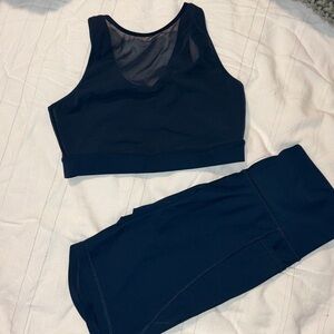 Old Navy Powersoft Sports Bra + Bike Shorts